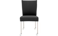 Goossens eetkamerstoel funk grijs leer - 8210591-03