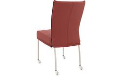 Goossens eetkamerstoel funk rood leer - 8210594-02