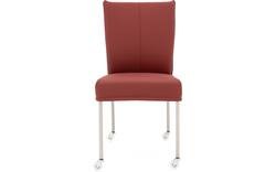 Goossens eetkamerstoel funk rood leer - 8210594-01