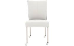 Goossens eetkamerstoel funk wit leer - 8210596-02