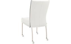 Goossens eetkamerstoel funk wit leer - 8210596-03