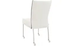 Goossens eetkamerstoel funk wit leer - 8210596-02