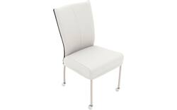 Goossens eetkamerstoel funk wit leer - 8210596-02