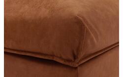 Goossens hocker jonas bruin micro leer - 8210597-01