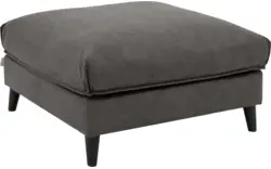 Goossens hocker jonas grijs micro leer - 8210598-01
