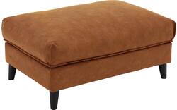 Goossens hocker jonas bruin micro leer - 8210600-02