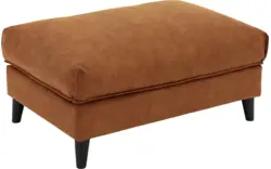 Goossens hocker jonas bruin micro leer - 8210600-01