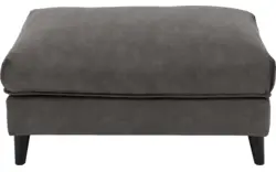 Goossens hocker jonas grijs micro leer - 8210601-01