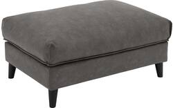 Goossens hocker jonas grijs micro leer - 8210601-02