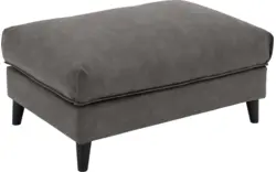 Goossens hocker jonas grijs micro leer - 8210601-01