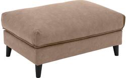 Goossens hocker jonas bruin micro leer - 8210602-01