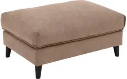 Goossens hocker jonas bruin micro leer - 8210602-01