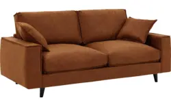 Goossens zitbank jonas bruin micro leer - 8210603-01