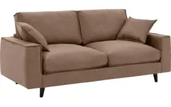 Goossens zitbank jonas bruin micro leer - 8210604-01