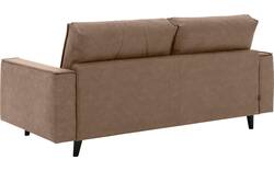 Goossens zitbank jonas bruin micro leer - 8210604-01