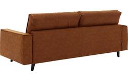 Goossens zitbank jonas bruin micro leer - 8210606-01