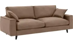 Goossens zitbank jonas bruin micro leer - 8210607-01