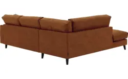 Goossens hoekbank jonas bruin micro leer - 8210609-01