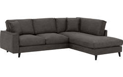 Goossens hoekbank jonas grijs micro leer - 8210610-02-gespiegeld