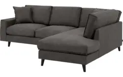 Goossens hoekbank jonas grijs micro leer - 8210610-01-gespiegeld