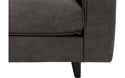 Goossens hoekbank jonas grijs micro leer - 8210610-01