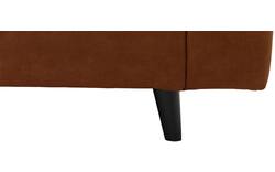 Goossens hoekbank jonas bruin micro leer - 8210616-01