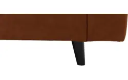 Goossens hoekbank jonas bruin micro leer - 8210616-01