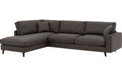 Goossens hoekbank jonas grijs micro leer - 8210617-02