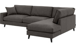 Goossens hoekbank jonas grijs micro leer - 8210617-01-gespiegeld