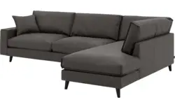 Goossens hoekbank jonas grijs micro leer - 8210617-01-gespiegeld