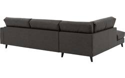 Goossens hoekbank jonas grijs micro leer - 8210617-01