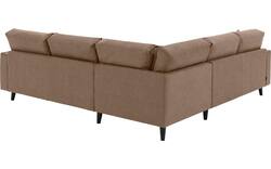 Goossens hoekbank jonas bruin micro leer - 8210621-01