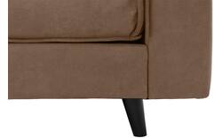 Goossens hoekbank jonas bruin micro leer - 8210621-01