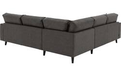 Goossens hoekbank jonas grijs micro leer - 8210623-01