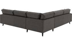 Goossens hoekbank jonas grijs micro leer - 8210624-01
