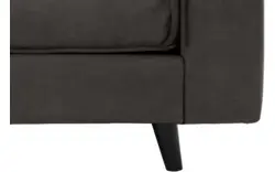 Goossens hoekbank jonas grijs micro leer - 8210624-01