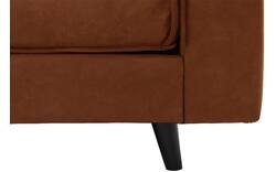 Goossens hoekbank jonas bruin micro leer - 8210625-01