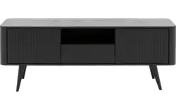 Goossens tv meubel seppe zwart eiken - 8210676-01