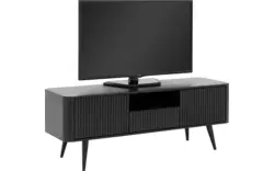 Goossens tv meubel seppe zwart eiken - 8210676-01