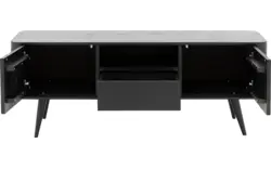 Goossens tv meubel seppe zwart eiken - 8210676-01