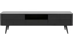 Goossens tv meubel seppe zwart eiken - 8210677-01