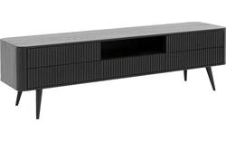 Goossens tv meubel seppe zwart eiken - 8210677-02
