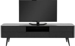 Goossens tv meubel seppe zwart eiken - 8210677-01