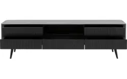 Goossens tv meubel seppe zwart eiken - 8210677-01
