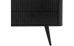 Goossens tv meubel seppe zwart eiken - 8210677-01