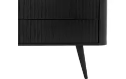 Goossens tv meubel seppe zwart eiken - 8210677-01