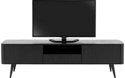 Goossens tv meubel seppe zwart eiken - 8210678-02