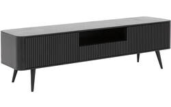 Goossens tv meubel seppe zwart eiken - 8210678-01