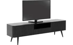 Goossens tv meubel seppe zwart eiken - 8210678-01
