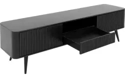 Goossens tv meubel seppe zwart eiken - 8210678-01